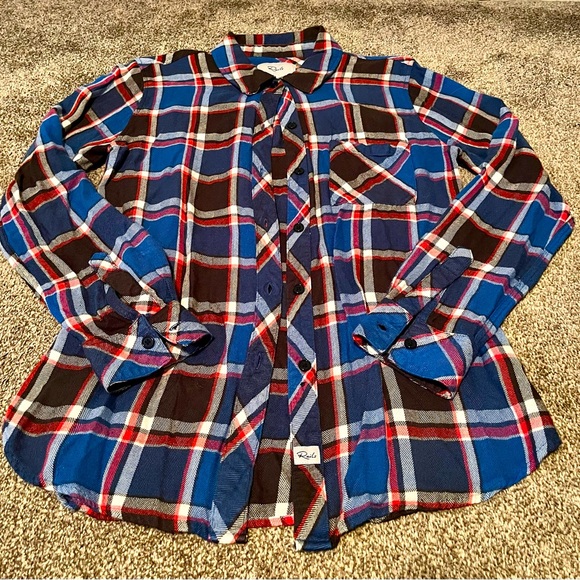 Rails Plaid Flannel Button Up - Picture 1 of 3